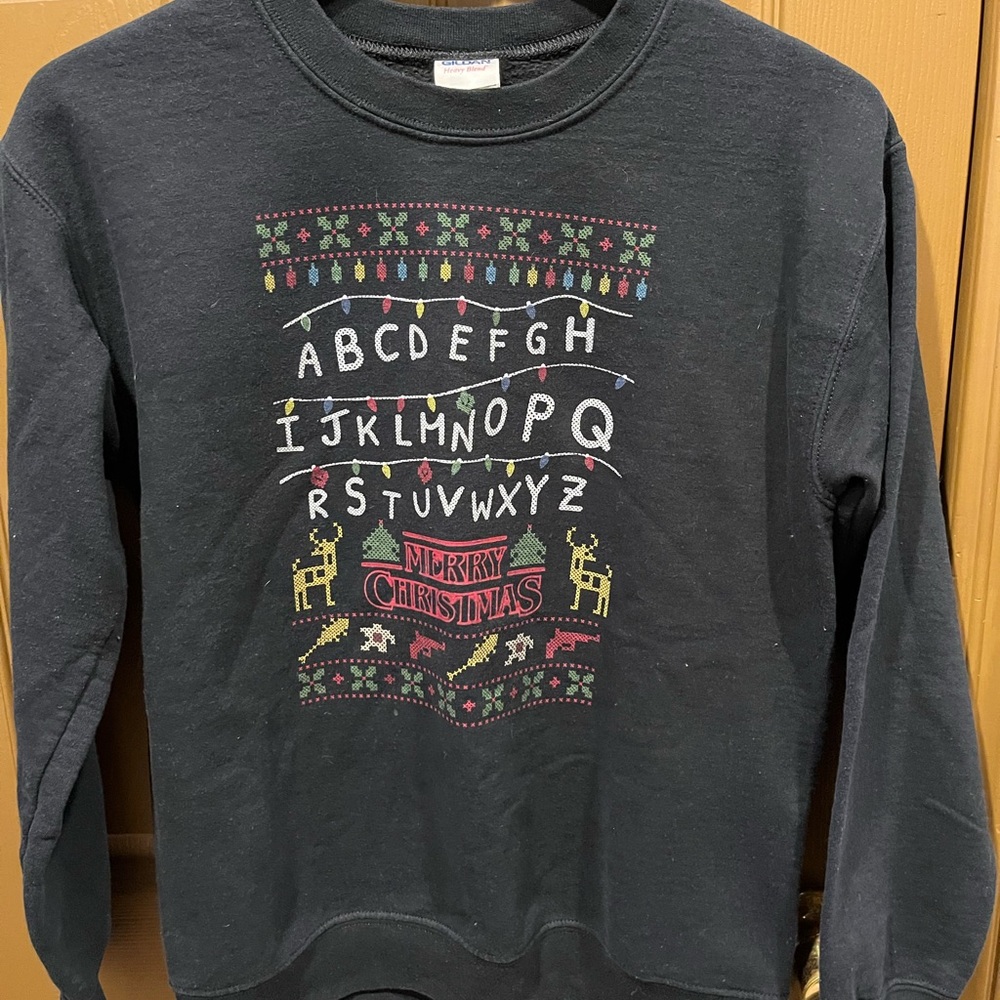 Black “Stranger Things” Sweater - image 1